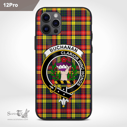 Buchanan Clan Badge Tartan Phone Case - Tartan Scottish Crest Phone Case Scottish Plaid Tartan Plaid - ScotsTee - scotstee.com