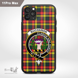 Buchanan Clan Badge Tartan Phone Case - Tartan Scottish Crest Phone Case Scottish Plaid Tartan Plaid - ScotsTee - scotstee.com