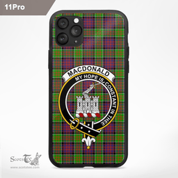 Macdonald Ranald Clan Badge Tartan Phone Case - Tartan Scottish Crest Phone Case Scottish Plaid Tartan Plaid - ScotsTee - scotstee.com