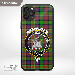 Macdonald Ranald Clan Badge Tartan Phone Case - Tartan Scottish Crest Phone Case Scottish Plaid Tartan Plaid - ScotsTee - scotstee.com