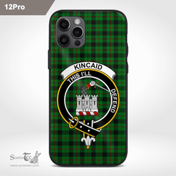 Kincaid Clan Badge Tartan Phone Case - Tartan Scottish Crest Phone Case Scottish Plaid Tartan Plaid - ScotsTee - scotstee.com