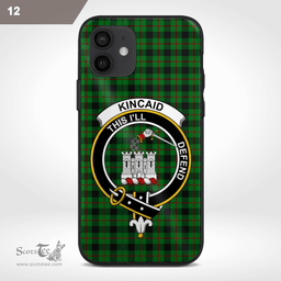 Kincaid Clan Badge Tartan Phone Case - Tartan Scottish Crest Phone Case Scottish Plaid Tartan Plaid - ScotsTee - scotstee.com