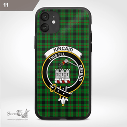 Kincaid Clan Badge Tartan Phone Case - Tartan Scottish Crest Phone Case Scottish Plaid Tartan Plaid - ScotsTee - scotstee.com