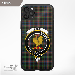 Lyle Clan Badge Tartan Phone Case - Tartan Scottish Crest Phone Case Scottish Plaid Tartan Plaid - ScotsTee - scotstee.com