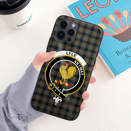 Lyle Clan Badge Tartan Phone Case - Tartan Scottish Crest Phone Case Scottish Plaid Tartan Plaid - ScotsTee - scotstee.com