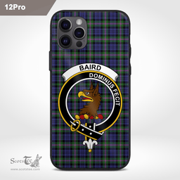 Baird Clan Badge Tartan Phone Case - Tartan Scottish Crest Phone Case Scottish Plaid Tartan Plaid - ScotsTee - scotstee.com