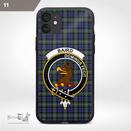 Baird Clan Badge Tartan Phone Case - Tartan Scottish Crest Phone Case Scottish Plaid Tartan Plaid - ScotsTee - scotstee.com