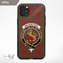 Mackintosh Clan Badge Tartan Phone Case - Tartan Scottish Crest Phone Case Scottish Plaid Tartan Plaid - ScotsTee - scotstee.com