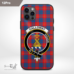 Galloway Clan Badge Tartan Phone Case - Tartan Scottish Crest Phone Case Scottish Plaid Tartan Plaid - ScotsTee - scotstee.com