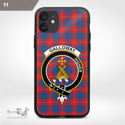 Galloway Clan Badge Tartan Phone Case - Tartan Scottish Crest Phone Case Scottish Plaid Tartan Plaid - ScotsTee - scotstee.com