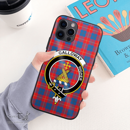 Galloway Clan Badge Tartan Phone Case - Tartan Scottish Crest Phone Case Scottish Plaid Tartan Plaid - ScotsTee - scotstee.com