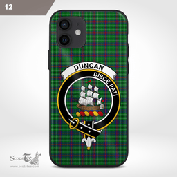 Duncan Clan Badge Tartan Phone Case - Tartan Scottish Crest Phone Case Scottish Plaid Tartan Plaid - ScotsTee - scotstee.com