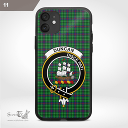 Duncan Clan Badge Tartan Phone Case - Tartan Scottish Crest Phone Case Scottish Plaid Tartan Plaid - ScotsTee - scotstee.com
