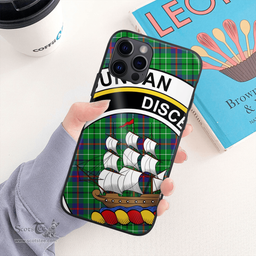 Duncan Clan Badge Tartan Phone Case - Tartan Scottish Crest Phone Case Scottish Plaid Tartan Plaid - ScotsTee - scotstee.com