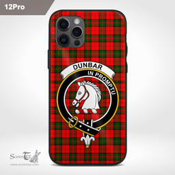 Dunbar Clan Badge Tartan Phone Case - Tartan Scottish Crest Phone Case Scottish Plaid Tartan Plaid - ScotsTee - scotstee.com