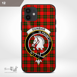 Dunbar Clan Badge Tartan Phone Case - Tartan Scottish Crest Phone Case Scottish Plaid Tartan Plaid - ScotsTee - scotstee.com