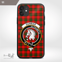 Dunbar Clan Badge Tartan Phone Case - Tartan Scottish Crest Phone Case Scottish Plaid Tartan Plaid - ScotsTee - scotstee.com