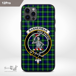 Bannerman Clan Badge Tartan Phone Case - Tartan Scottish Crest Phone Case Scottish Plaid Tartan Plaid - ScotsTee - scotstee.com