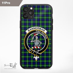 Bannerman Clan Badge Tartan Phone Case - Tartan Scottish Crest Phone Case Scottish Plaid Tartan Plaid - ScotsTee - scotstee.com