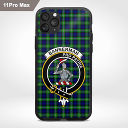 Bannerman Clan Badge Tartan Phone Case - Tartan Scottish Crest Phone Case Scottish Plaid Tartan Plaid - ScotsTee - scotstee.com