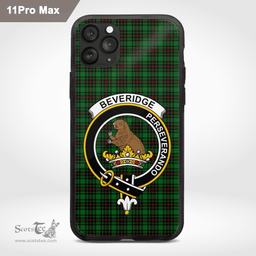Beveridge Clan Badge Tartan Phone Case - Tartan Scottish Crest Phone Case Scottish Plaid Tartan Plaid - ScotsTee - scotstee.com