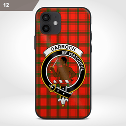 Darroch Of Gourock Clan Badge Tartan Phone Case - Tartan Scottish Crest Phone Case Scottish Plaid Tartan Plaid - ScotsTee - scotstee.com