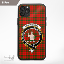 Livingstone Clan Badge Tartan Phone Case - Tartan Scottish Crest Phone Case Scottish Plaid Tartan Plaid - ScotsTee - scotstee.com