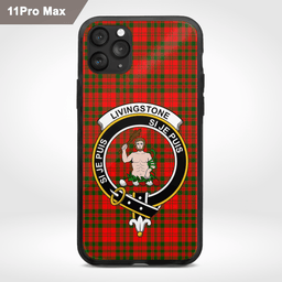 Livingstone Clan Badge Tartan Phone Case - Tartan Scottish Crest Phone Case Scottish Plaid Tartan Plaid - ScotsTee - scotstee.com