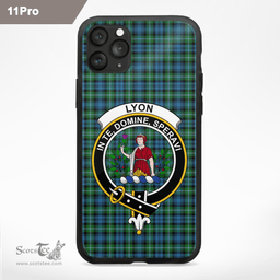 Lyon Clan Badge Tartan Phone Case - Tartan Scottish Crest Phone Case Scottish Plaid Tartan Plaid - ScotsTee - scotstee.com