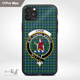 Lyon Clan Badge Tartan Phone Case - Tartan Scottish Crest Phone Case Scottish Plaid Tartan Plaid - ScotsTee - scotstee.com