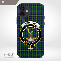 Gordon Clan Badge Tartan Phone Case - Tartan Scottish Crest Phone Case Scottish Plaid Tartan Plaid - ScotsTee - scotstee.com