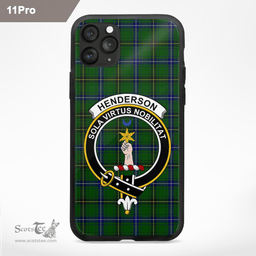 Henderson Clan Badge Tartan Phone Case - Tartan Scottish Crest Phone Case Scottish Plaid Tartan Plaid - ScotsTee - scotstee.com