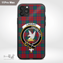 Lindsay Clan Badge Tartan Phone Case - Tartan Scottish Crest Phone Case Scottish Plaid Tartan Plaid - ScotsTee - scotstee.com