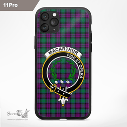 Macarthur Clan Badge Tartan Phone Case - Tartan Scottish Crest Phone Case Scottish Plaid Tartan Plaid - ScotsTee - scotstee.com