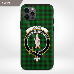 Logie Clan Badge Tartan Phone Case - Tartan Scottish Crest Phone Case Scottish Plaid Tartan Plaid - ScotsTee - scotstee.com