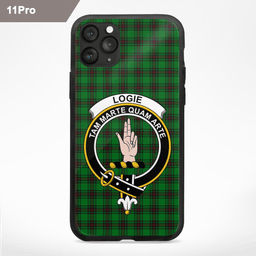 Logie Clan Badge Tartan Phone Case - Tartan Scottish Crest Phone Case Scottish Plaid Tartan Plaid - ScotsTee - scotstee.com