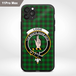 Logie Clan Badge Tartan Phone Case - Tartan Scottish Crest Phone Case Scottish Plaid Tartan Plaid - ScotsTee - scotstee.com