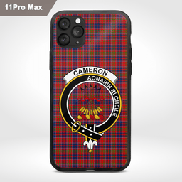 Cameron Clan Badge Tartan Phone Case - Tartan Scottish Crest Phone Case Scottish Plaid Tartan Plaid - ScotsTee - scotstee.com