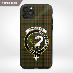 Brisbane Clan Badge Tartan Phone Case - Tartan Scottish Crest Phone Case Scottish Plaid Tartan Plaid - ScotsTee - scotstee.com