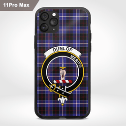 Dunlop Clan Badge Tartan Phone Case - Tartan Scottish Crest Phone Case Scottish Plaid Tartan Plaid - ScotsTee - scotstee.com