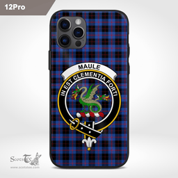 Maule Clan Badge Tartan Phone Case - Tartan Scottish Crest Phone Case Scottish Plaid Tartan Plaid - ScotsTee - scotstee.com