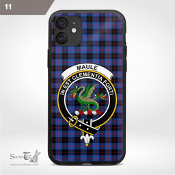 Maule Clan Badge Tartan Phone Case - Tartan Scottish Crest Phone Case Scottish Plaid Tartan Plaid - ScotsTee - scotstee.com