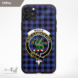 Maule Clan Badge Tartan Phone Case - Tartan Scottish Crest Phone Case Scottish Plaid Tartan Plaid - ScotsTee - scotstee.com