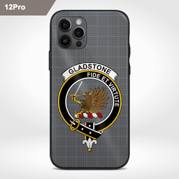 Gladstone Clan Badge Tartan Phone Case - Tartan Scottish Crest Phone Case Scottish Plaid Tartan Plaid - ScotsTee - scotstee.com