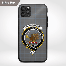 Gladstone Clan Badge Tartan Phone Case - Tartan Scottish Crest Phone Case Scottish Plaid Tartan Plaid - ScotsTee - scotstee.com