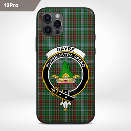 Gayre Clan Badge Tartan Phone Case - Tartan Scottish Crest Phone Case Scottish Plaid Tartan Plaid - ScotsTee - scotstee.com