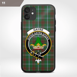 Gayre Clan Badge Tartan Phone Case - Tartan Scottish Crest Phone Case Scottish Plaid Tartan Plaid - ScotsTee - scotstee.com