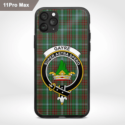 Gayre Clan Badge Tartan Phone Case - Tartan Scottish Crest Phone Case Scottish Plaid Tartan Plaid - ScotsTee - scotstee.com