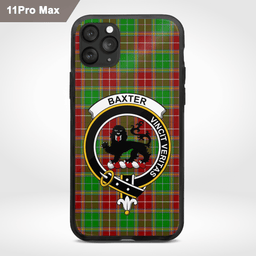 Baxter Clan Badge Tartan Phone Case - Tartan Scottish Crest Phone Case Scottish Plaid Tartan Plaid - ScotsTee - scotstee.com