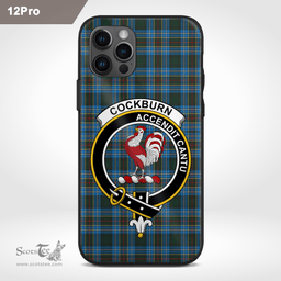 Cockburn Clan Badge Tartan Phone Case - Tartan Scottish Crest Phone Case Scottish Plaid Tartan Plaid - ScotsTee - scotstee.com